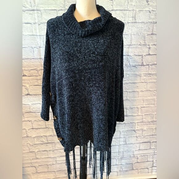 Olivers Midnight Blue Cowl Neck Sweater - Picture 1 of 5